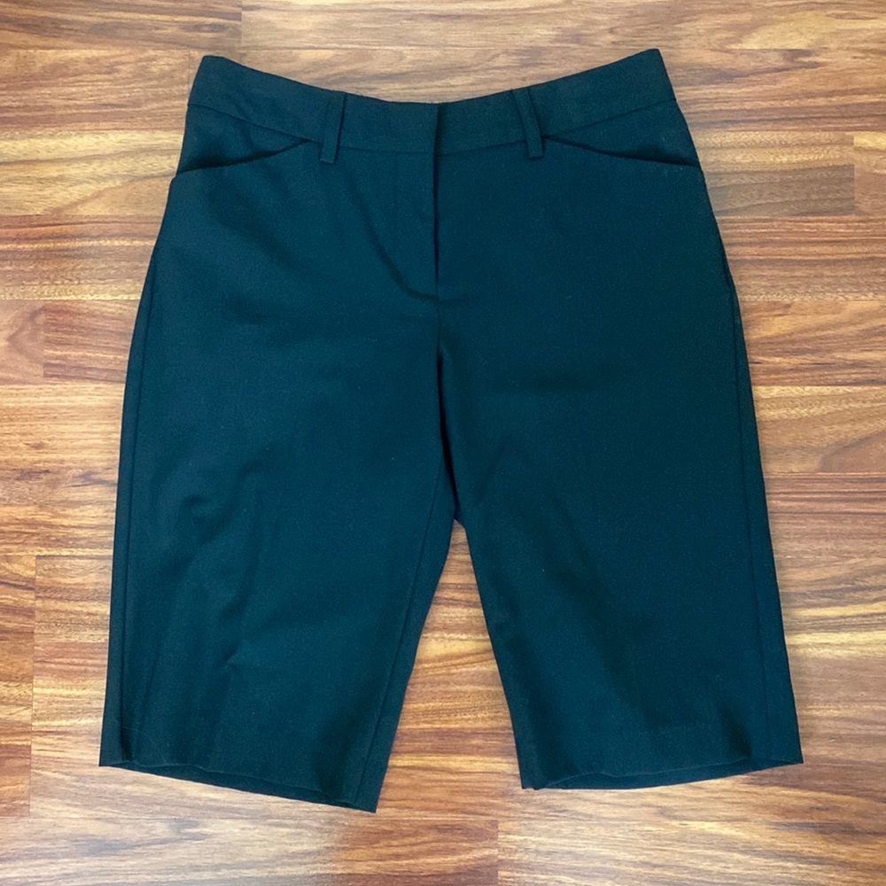 Black High waist Bermuda short